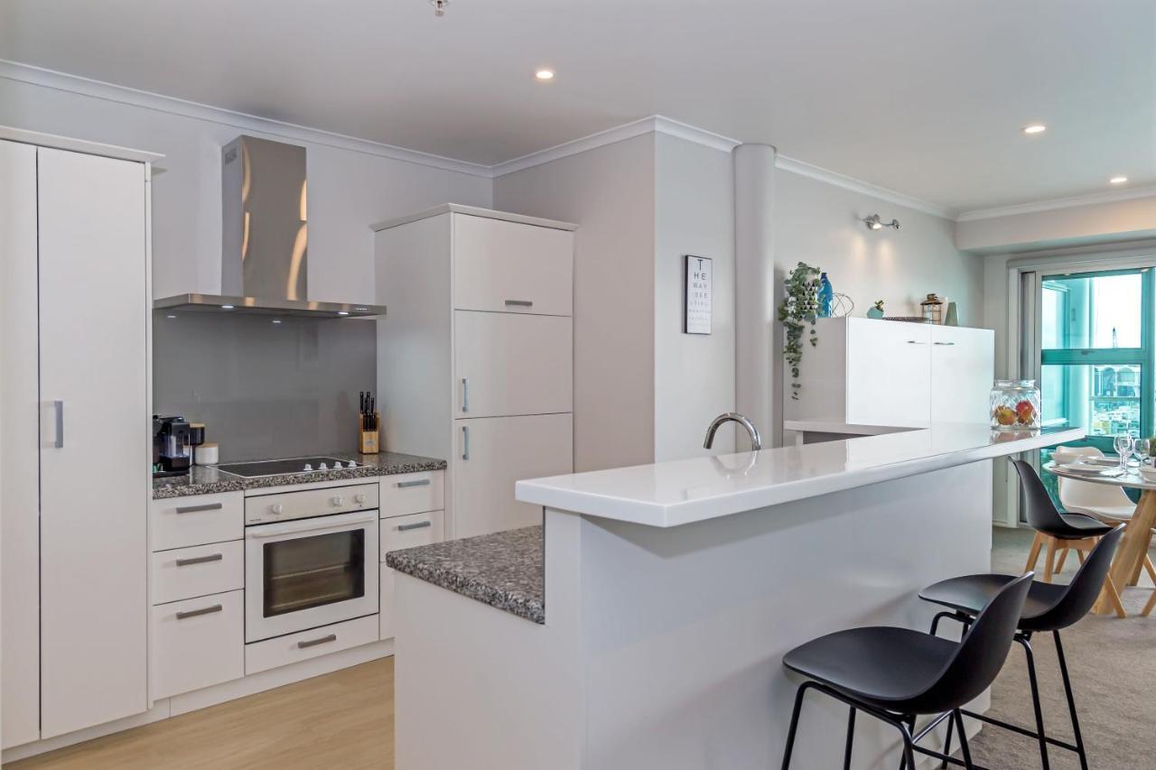 Qv Elegant Modern Apt With Water View - 982 Auckland Kültér fotó