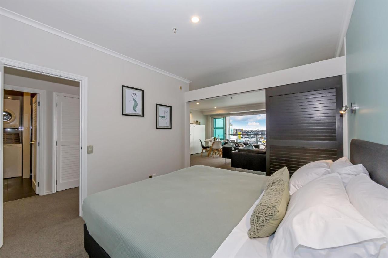 Qv Elegant Modern Apt With Water View - 982 Auckland Kültér fotó